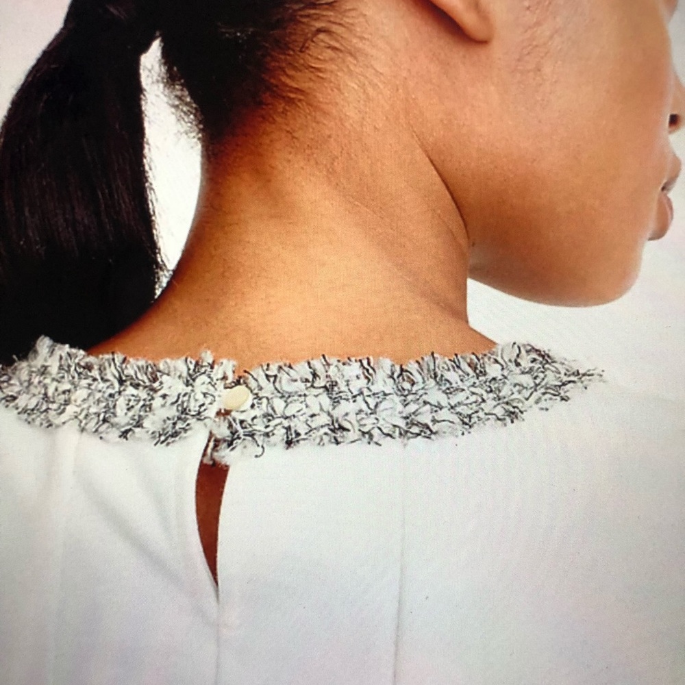 J crew Fringe Tweed Shell - Picture 7 of 8